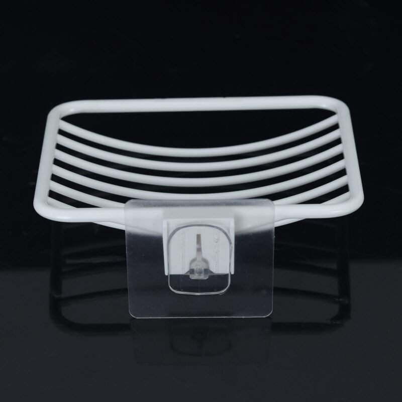ANAKK Simple Wall Mounted Soap Dish with Drainage Soap Box | Cutout Soap Container Plastic Soap Dish Holder - Image 10