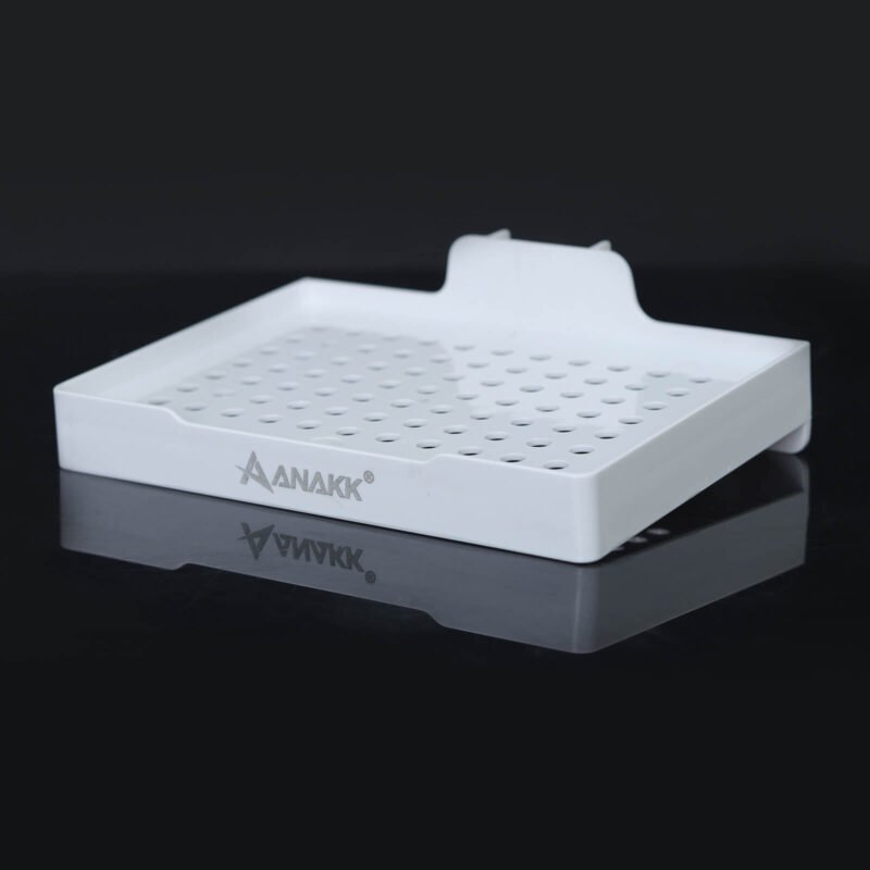 ANAKK Suction Cup Soap Dish Wall-Mounted Holes for Tiles Walls Smooth Surfaces
