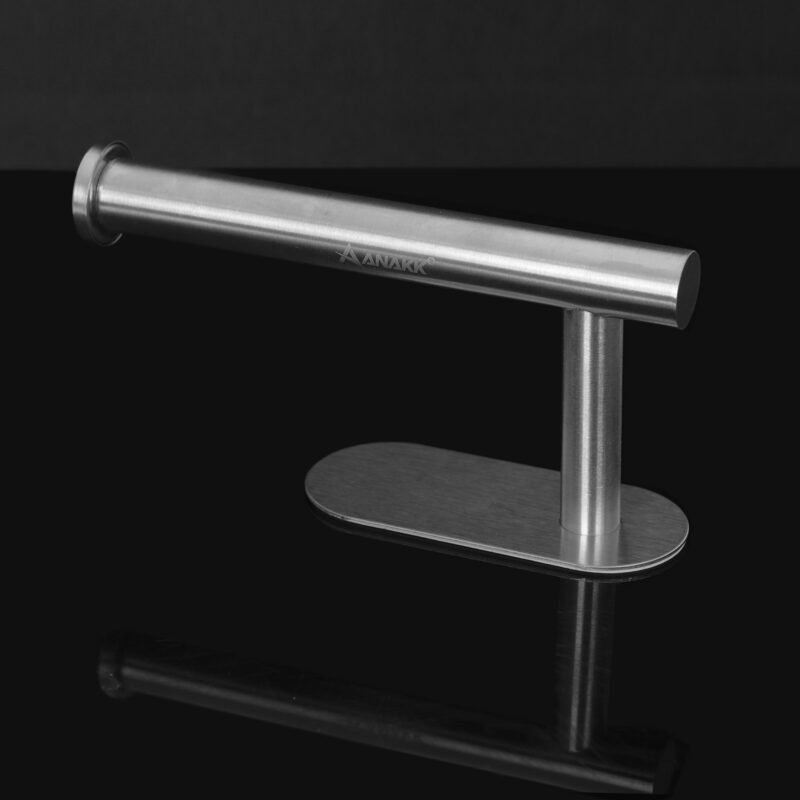 ANAKK Stainless Steel Toilet Paper Holder, Self Adhesive, Rust Proof, Heavy Duty, for Bathroom - Image 2