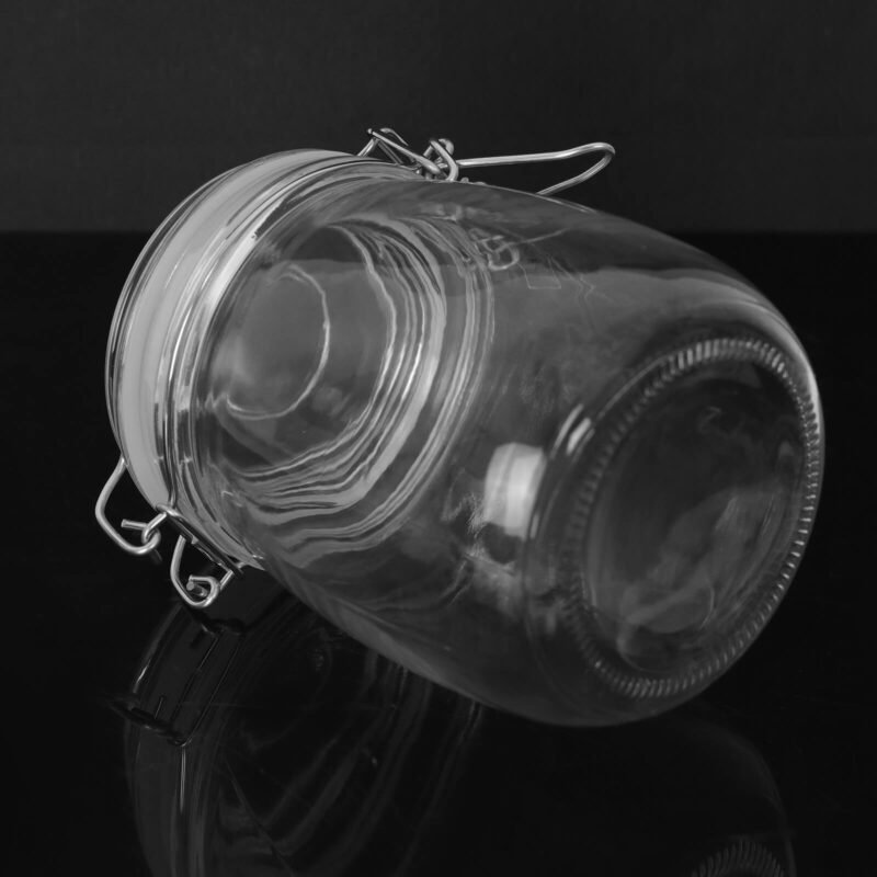 ANAKK Large Capacity Glass Storage Tank Bottle Food Storage Glass Bottle for Home - Image 5